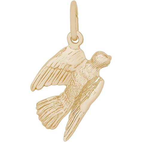 10K Gold Dove Charm by Rembrandt Charms 10K Gold Dove Charm by Rembrandt Charms