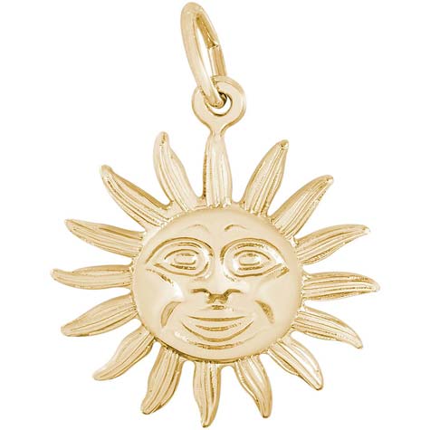 14K Gold Belize Sunshine Charm by Rembrandt Charms