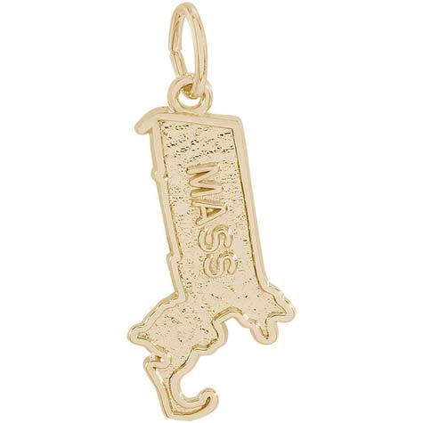14K Gold Massachusetts Charm by Rembrandt Charms 14K Gold Massachusetts Charm by Rembrandt Charms