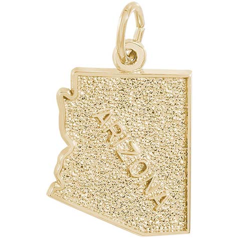 14K Gold Arizona Charm by Rembrandt Charms 14K Gold Arizona Charm by Rembrandt Charms