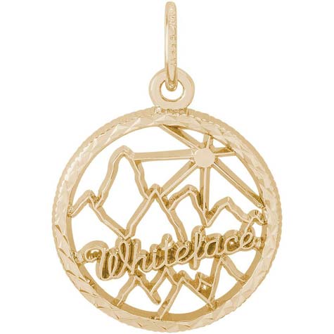 14K Gold Whiteface Mountain Charm by Rembrandt Charms 14K Gold Whiteface Mountain Charm by Rembrandt Charms