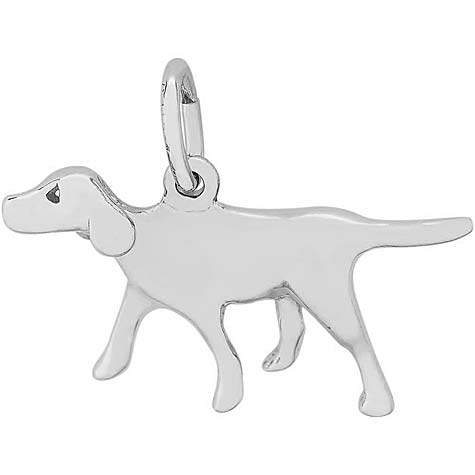 Sterling Silver Retriever Dog Charm by Rembrandt Charms Sterling Silver Retriever Dog Charm by Rembrandt Charms