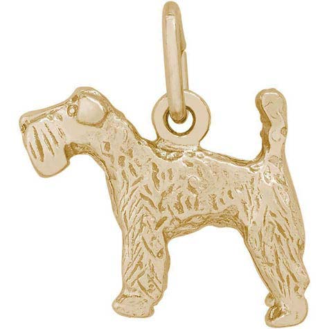 10K Gold Kerry Blue Terrier Dog Charm by Rembrandt Charms 10K Gold Kerry Blue Terrier Dog Charm by Rembrandt Charms