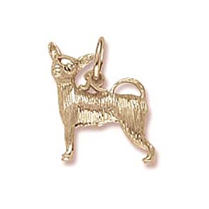 14K Gold Chihuahua Dog Charm by Rembrandt Charms 14K Gold Chihuahua Dog Charm by Rembrandt Charms