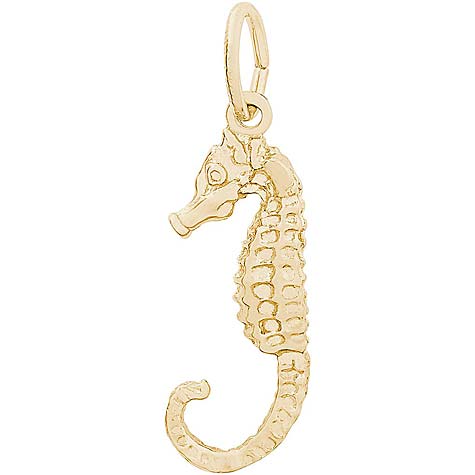 10K Gold Seahorse Charm by Rembrandt Charms 10K Gold Seahorse Charm by Rembrandt Charms