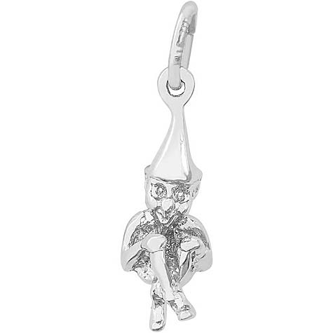 14K White Gold Leprechaun Charm by Rembrandt Charms 14K White Gold Leprechaun Charm by Rembrandt Charms
