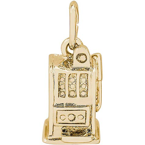 14K Gold Slot Machine Charm by Rembrandt Charms 14K Gold Slot Machine Charm by Rembrandt Charms