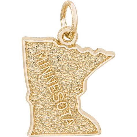 14K Gold Minnesota Charm by Rembrandt Charms 14K Gold Minnesota Charm by Rembrandt Charms