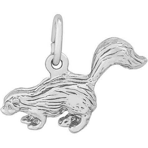 Sterling Silver Skunk Charm by Rembrandt Charms Sterling Silver Skunk Charm by Rembrandt Charms