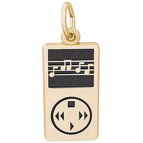 14K Gold Personal Listening Device Charm by Rembrandt Charms 14K Gold Personal Listening Device Charm by Rembrandt Charms