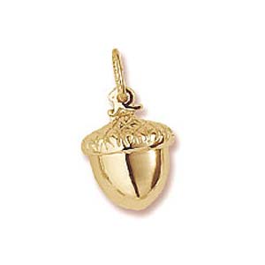 14K Gold Acorn Charm by Rembrandt Charms 14K Gold Acorn Charm by Rembrandt Charms