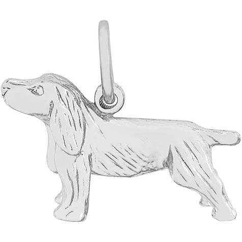 Sterling Silver Springer Spaniel Dog Charm by Rembrandt Charms Sterling Silver Springer Spaniel Dog Charm by Rembrandt Charms