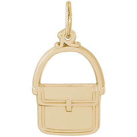 14K Gold Messenger Purse Charm by Rembrandt Charms 14K Gold Messenger Purse Charm by Rembrandt Charms