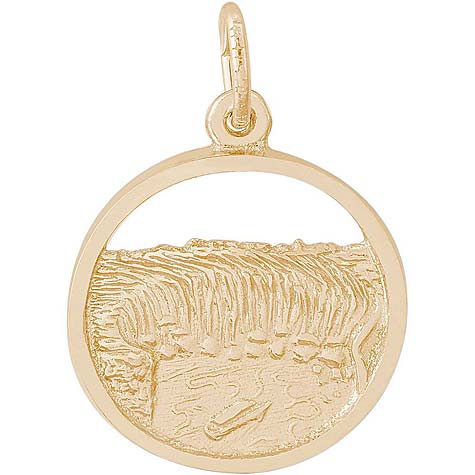 14K Gold Niagara Falls Charm by Rembrandt Charms 14K Gold Niagara Falls Charm by Rembrandt Charms