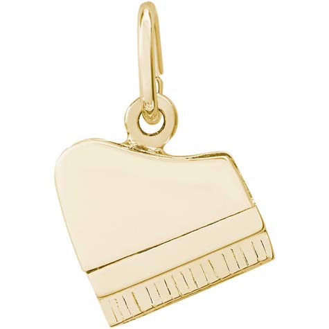 10K Gold Petite Piano Charm by Rembrandt Charms 10K Gold Petite Piano Charm by Rembrandt Charms