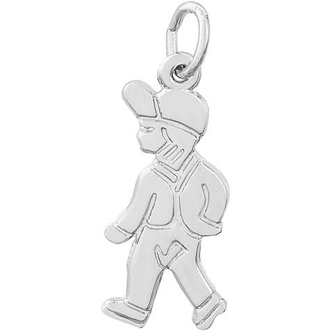 Sterling Silver Boy in a Cap Charm by Rembrandt Charms Sterling Silver Boy in a Cap Charm by Rembrandt Charms