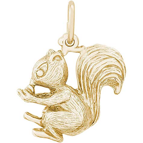 14K Gold Squirrel Charm by Rembrandt Charms 14K Gold Squirrel Charm by Rembrandt Charms