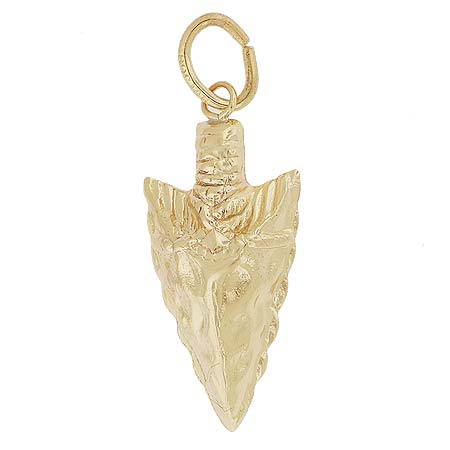 14K Gold Arrowhead Charm by Rembrandt Charms 14K Gold Arrowhead Charm by Rembrandt Charms