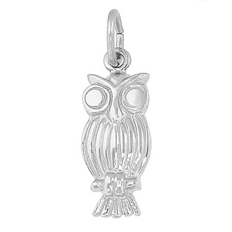 Sterling Silver Screech Owl Charm by Rembrandt Charms Sterling Silver Screech Owl Charm by Rembrandt Charms
