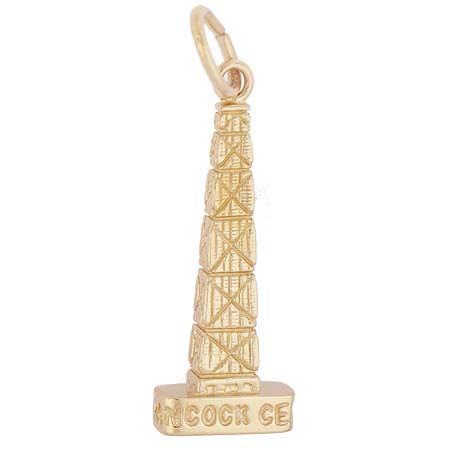 14K Gold John Hancock Center Charm by Rembrandt Charms 14K Gold John Hancock Center Charm by Rembrandt Charms
