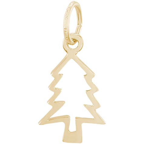 14K Gold Christmas Tree Charm by Rembrandt Charms 14K Gold Christmas Tree Charm by Rembrandt Charms