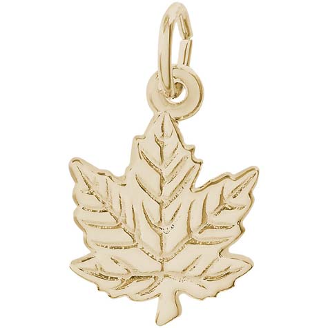 14k Gold Maple Leaf Charm by Rembrandt Charms 14k Gold Maple Leaf Charm by Rembrandt Charms