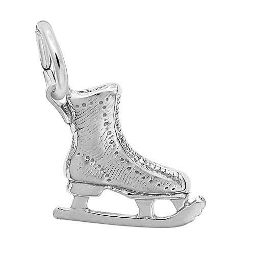 Sterling Silver Ice Skate Charm by Rembrandt Charms Sterling Silver Ice Skate Charm by Rembrandt Charms