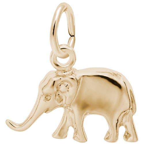 14k Gold Small Elephant Charm by Rembrandt Charms 14k Gold Small Elephant Charm by Rembrandt Charms