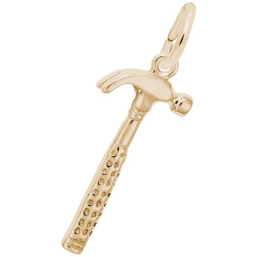 14K Gold Hammer Charm by Rembrandt Charms 14K Gold Hammer Charm by Rembrandt Charms