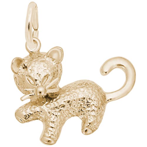 14k Gold Kitten Charm by Rembrandt Charms 14k Gold Kitten Charm by Rembrandt Charms
