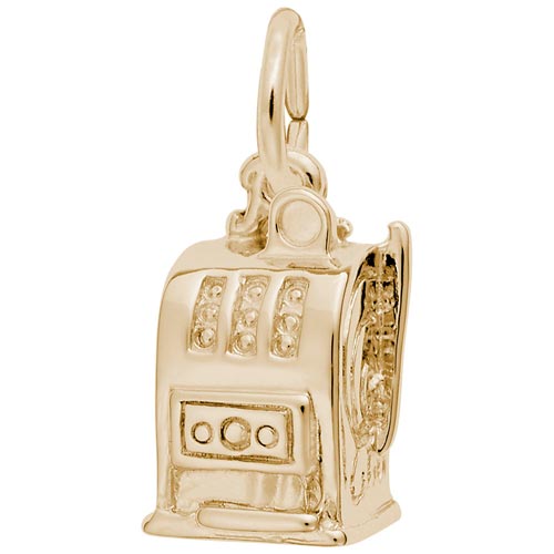 14K Gold Slot Machine Charm by Rembrandt Charms 14K Gold Slot Machine Charm by Rembrandt Charms