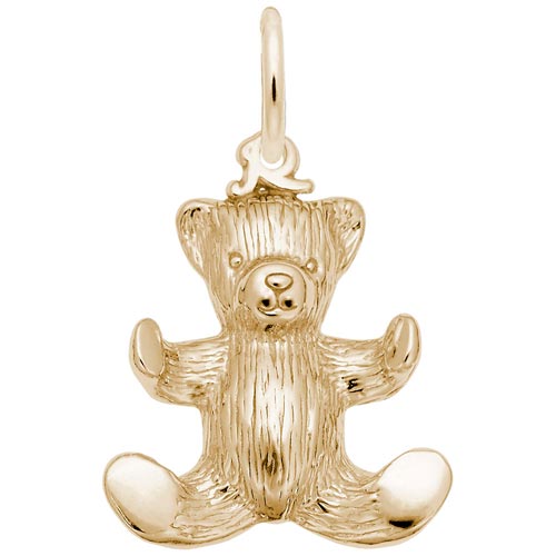 14K Gold Teddy Bear Charm by Rembrandt Charms 14K Gold Teddy Bear Charm by Rembrandt Charms
