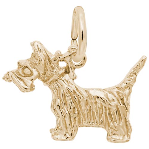 14k Gold Scottie Dog Charm by Rembrandt Charms 14k Gold Scottie Dog Charm by Rembrandt Charms