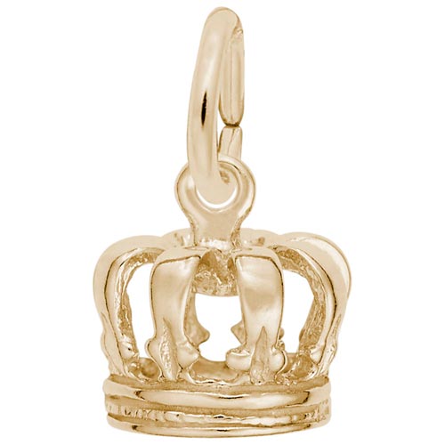 14K Gold Crown Charm by Rembrandt Charms 14K Gold Crown Charm by Rembrandt Charms