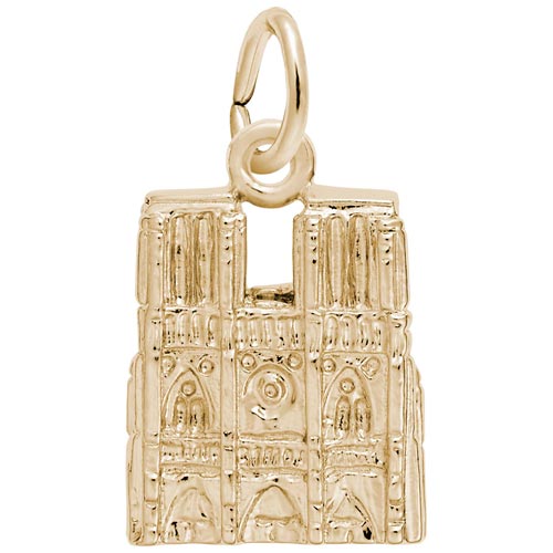 14K Gold Notre Dame Cathedral Charm by Rembrandt Charms 14K Gold Notre Dame Cathedral Charm by Rembrandt Charms