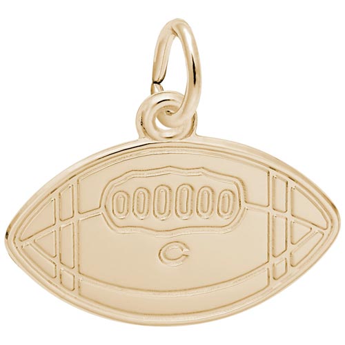 14k Gold College Football Charm by Rembrandt Charms 14k Gold College Football Charm by Rembrandt Charms
