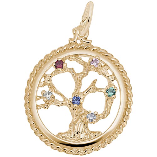 14k Gold Tree of Life Charm by Rembrandt Charms 14k Gold Tree of Life Charm by Rembrandt Charms