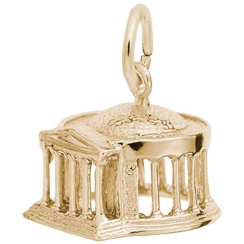14K Gold Jefferson Memorial Charm by Rembrandt Charms 14K Gold Jefferson Memorial Charm by Rembrandt Charms