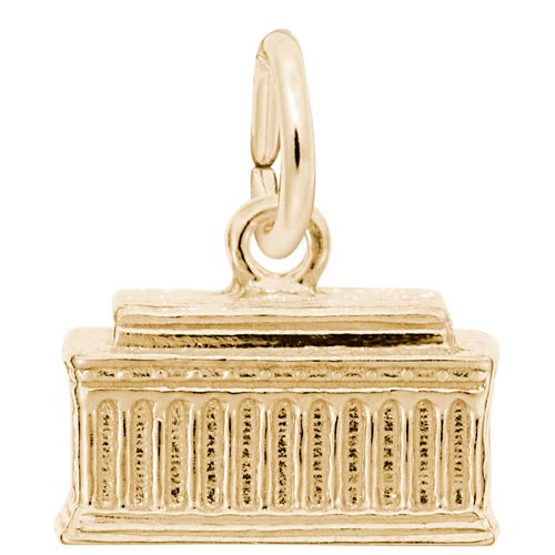 14K Gold Lincoln Memorial Charm by Rembrandt Charms 14K Gold Lincoln Memorial Charm by Rembrandt Charms