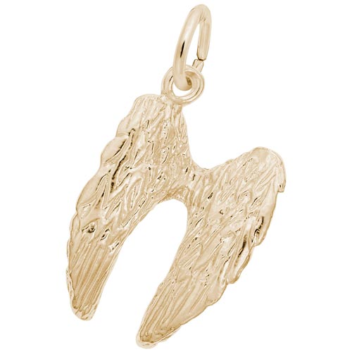 14K Gold Angel Wings Charm by Rembrandt Charms 14K Gold Angel Wings Charm by Rembrandt Charms