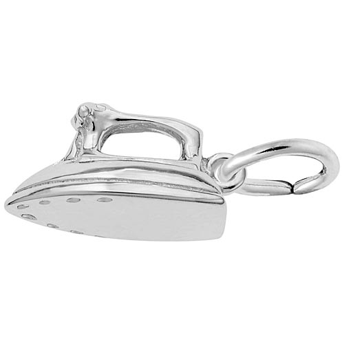 Sterling Silver Iron Charm by Rembrandt Charms Sterling Silver Iron Charm by Rembrandt Charms