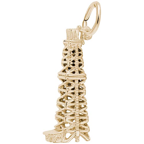 14K Gold Oil Well Charm by Rembrandt Charms 14K Gold Oil Well Charm by Rembrandt Charms