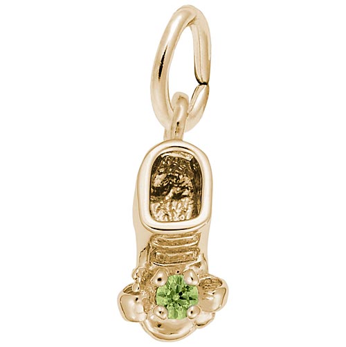 14K Gold Birth Month 08 Aug Bootie Accent by Rembrandt Charms 14K Gold Birth Month 08 Aug Bootie Accent by Rembrandt Charms