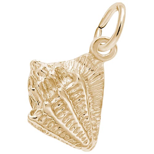 14K Gold Small Conch Shell Charm by Rembrandt Charms 14K Gold Small Conch Shell Charm by Rembrandt Charms