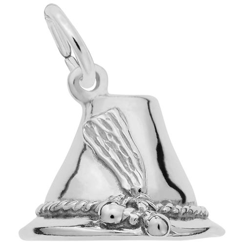 Sterling Silver Tyrol Hat Charm by Rembrandt Charms Sterling Silver Tyrol Hat Charm by Rembrandt Charms