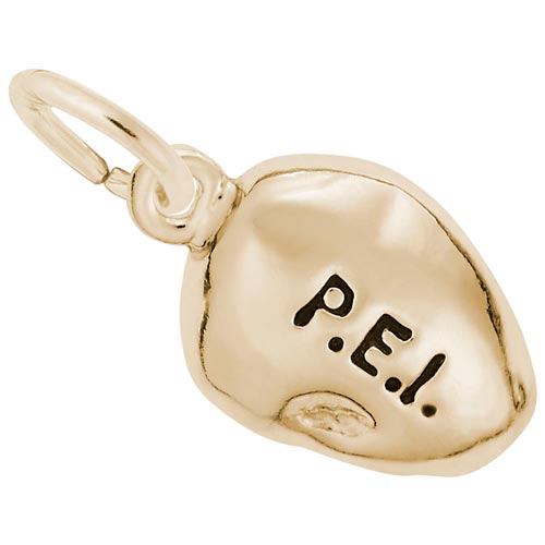 14K Gold Prince Edward Is. Potato Charm by Rembrandt Charms 14K Gold Prince Edward Is. Potato Charm by Rembrandt Charms