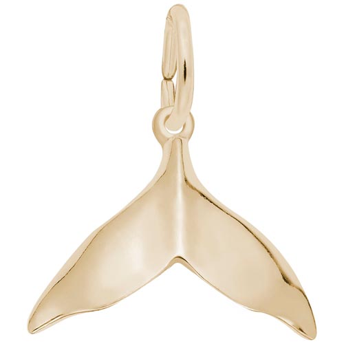 14k Gold Humpback Whale Tail Charm by Rembrandt Charms 14k Gold Humpback Whale Tail Charm by Rembrandt Charms