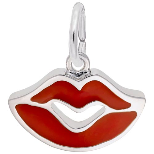 Sterling Silver Sealed With A Kiss Charm by Rembrandt Charms Sterling Silver Sealed With A Kiss Charm by Rembrandt Charms