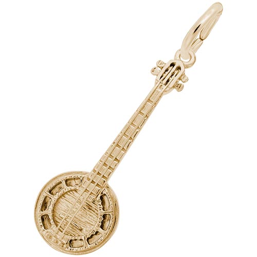 14k Gold Banjo Charm by Rembrandt Charms 14k Gold Banjo Charm by Rembrandt Charms