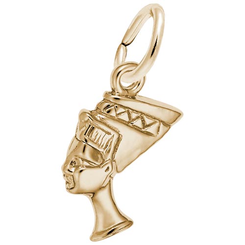 14K Gold Queen Nefertiti Charm by Rembrandt Charms 14K Gold Queen Nefertiti Charm by Rembrandt Charms